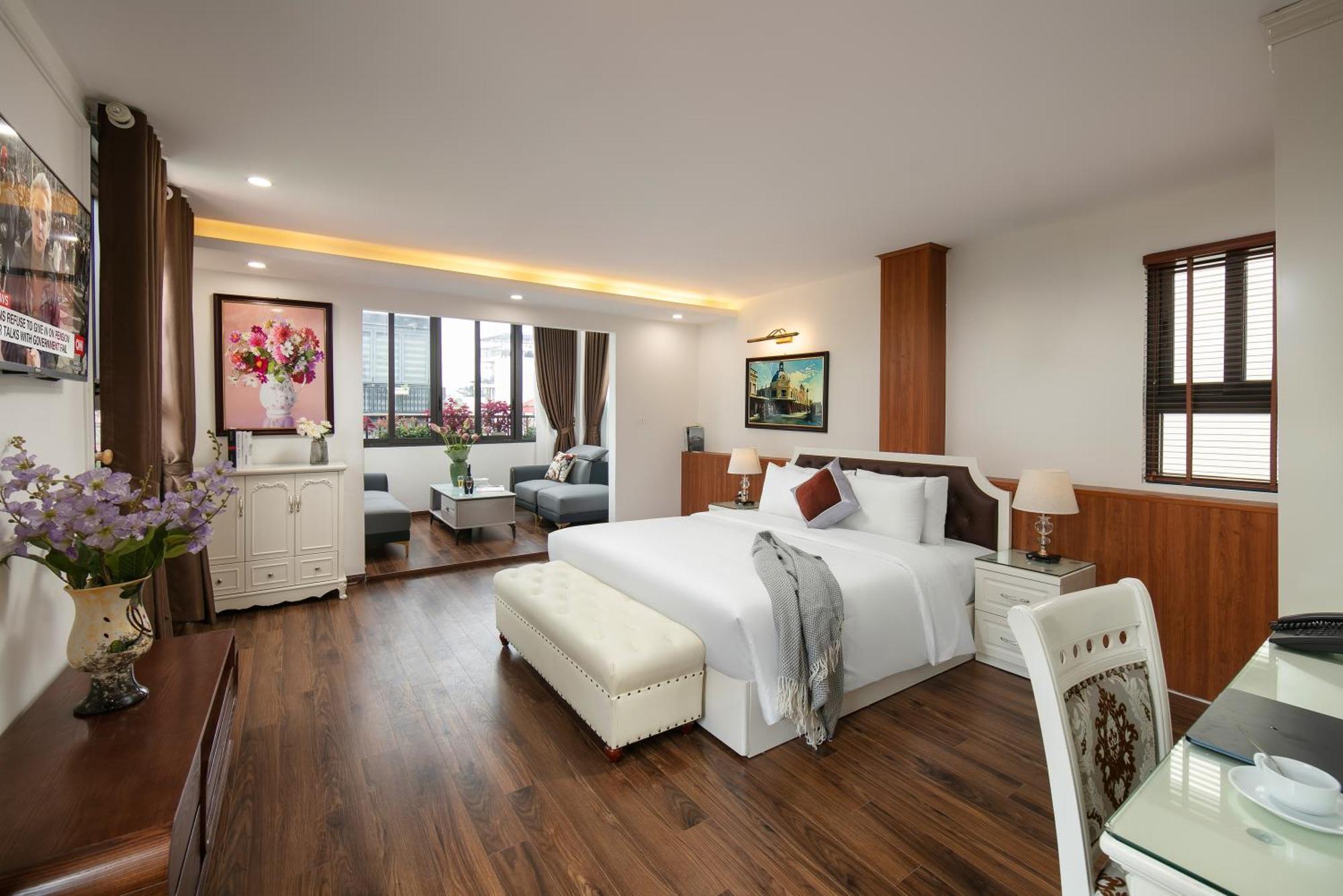 Trangtrang Luxury Hotel Hanoi Exterior foto