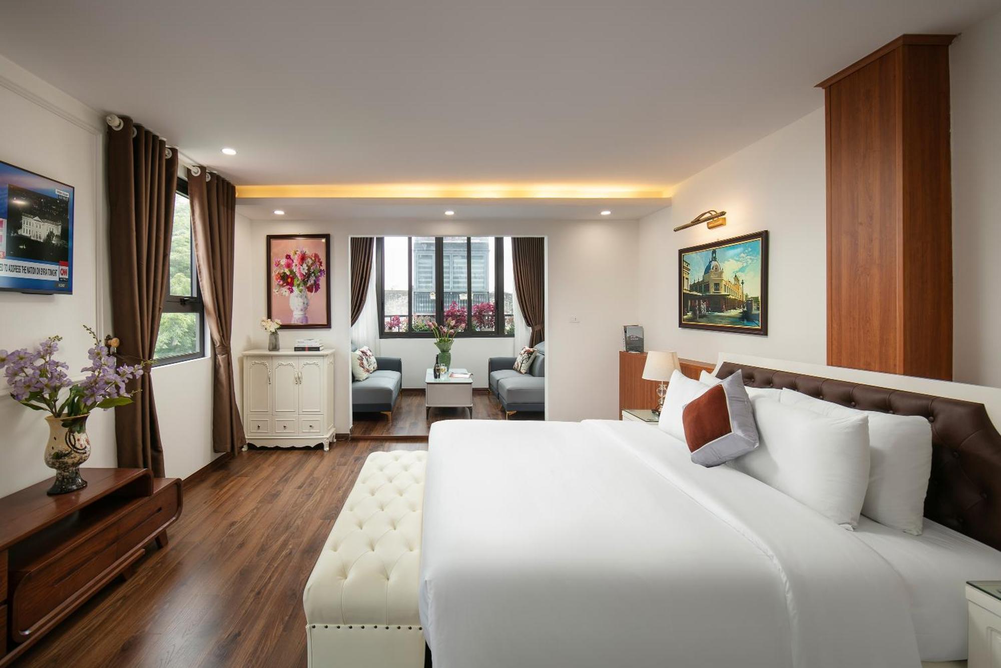 Trangtrang Luxury Hotel Hanoi Exterior foto