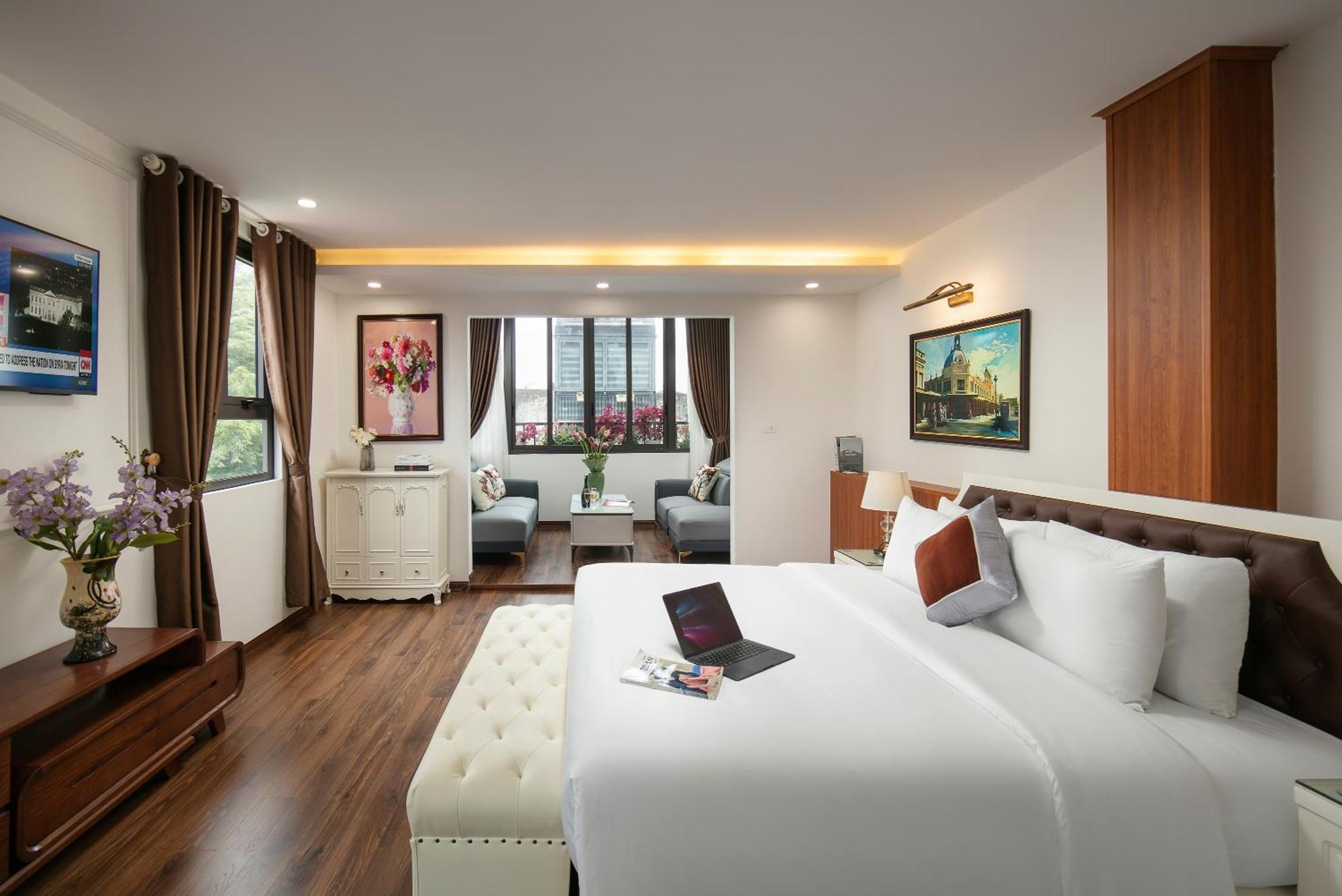 Trangtrang Luxury Hotel Hanoi Exterior foto