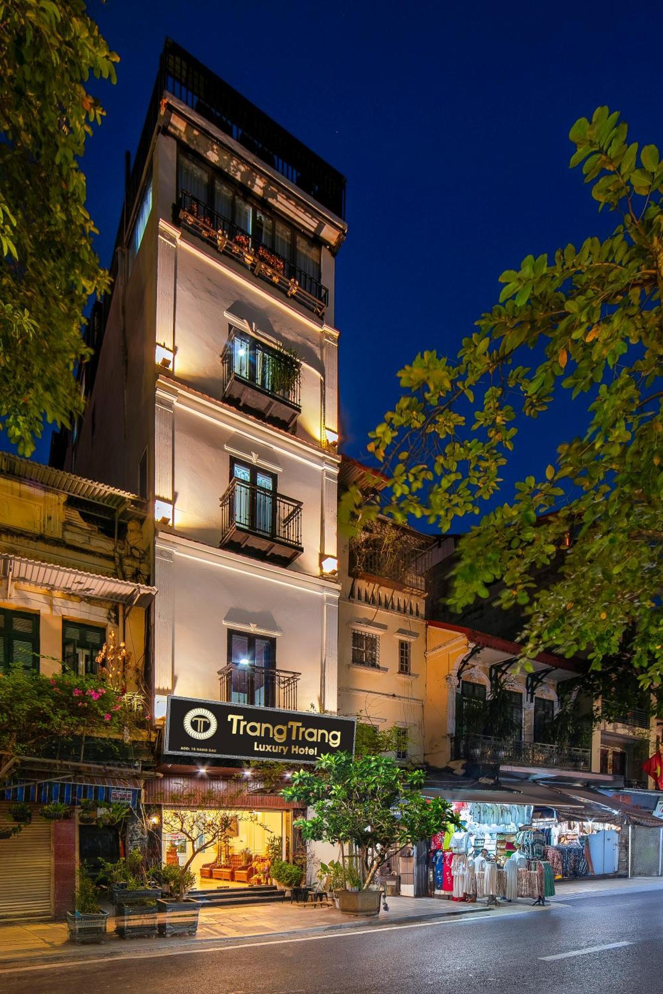 Trangtrang Luxury Hotel Hanoi Exterior foto